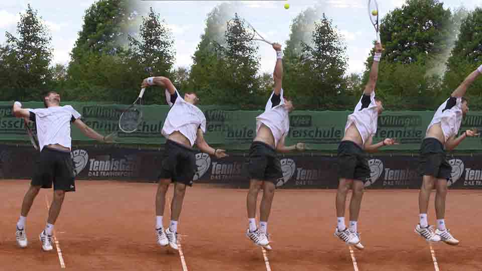 tennis serve sequence