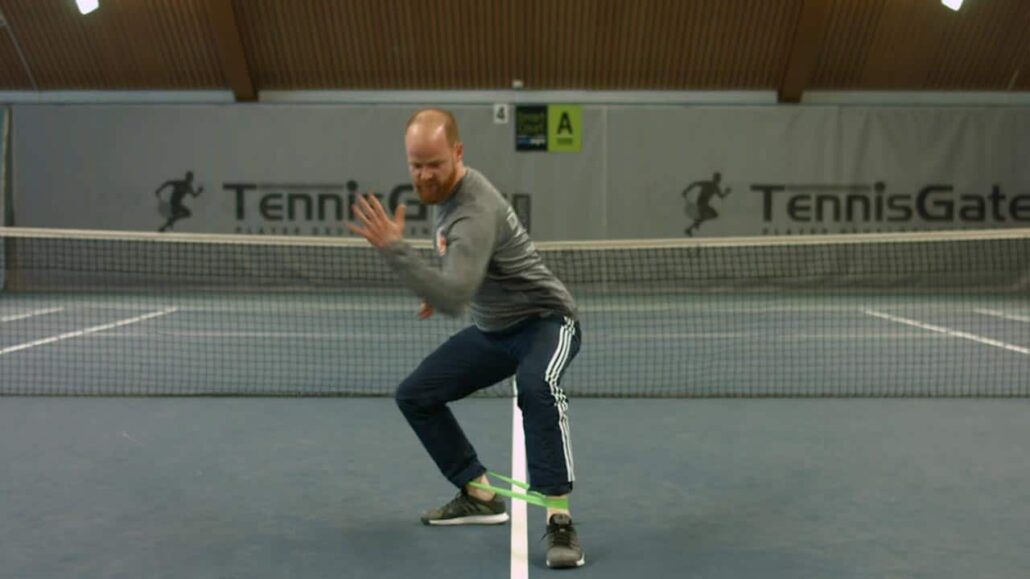 Activation of the external rotators with the miniband
