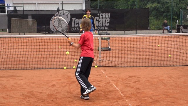 Backhands on One Foot