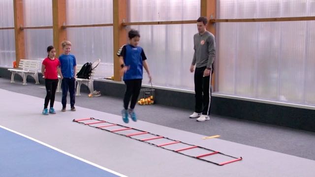 Bambinis - Agility Ladder - Two Legged Jumps