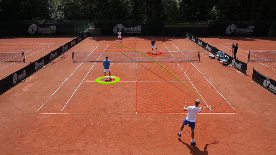 Doubles: One up-One Back Formation