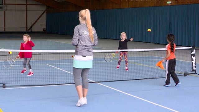 Forehand - Toss, Hit and Catch with Cone