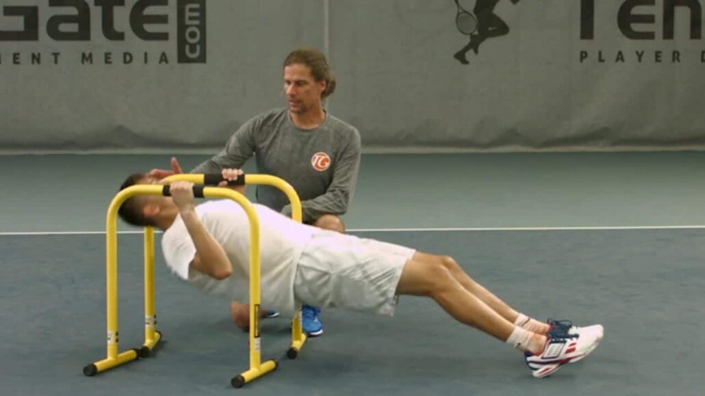 Inclined Pull ups with the Equalizer