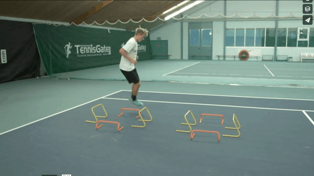 Jumps over Hurdles in Different Directions