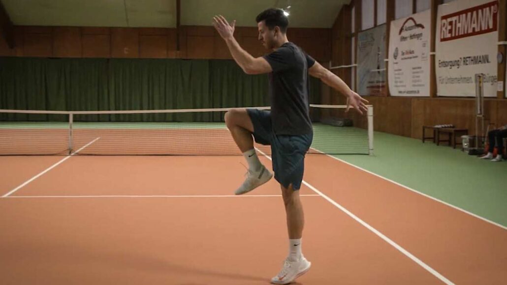 Knee lift walk