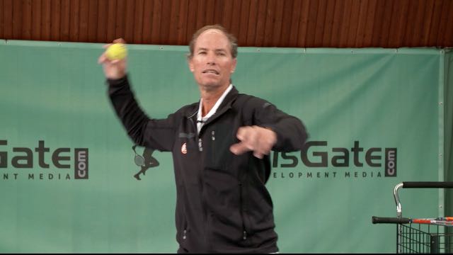 Learning to Serve by Throwing