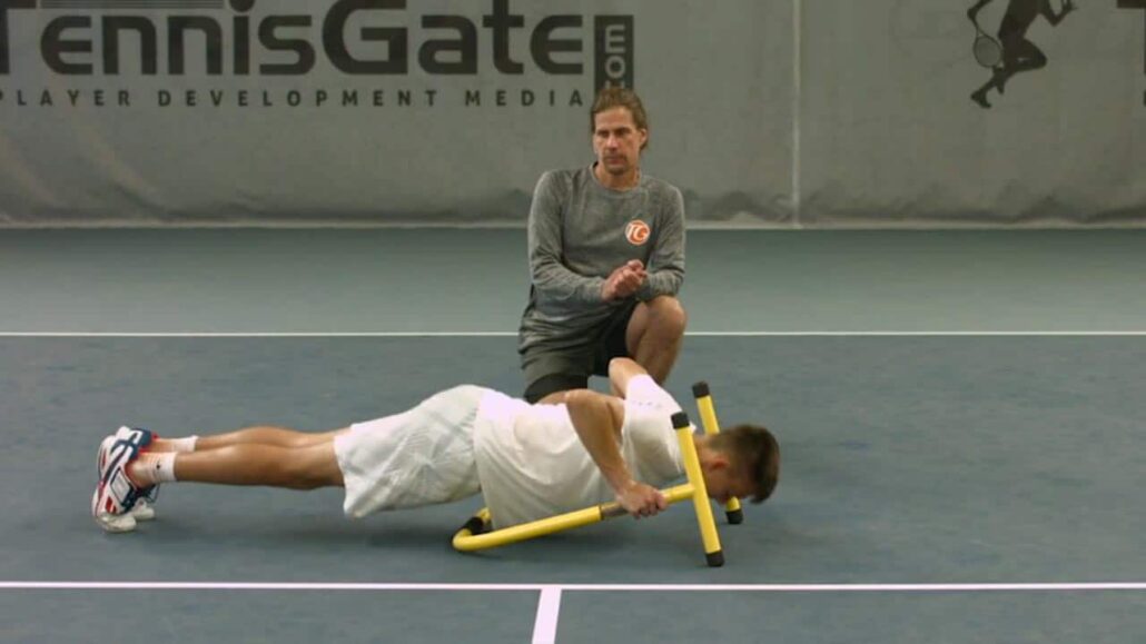 Push up Variation with the Equalizer