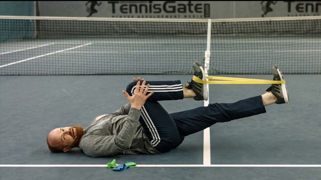 Strengthening of deep abdominal muscles with the miniband