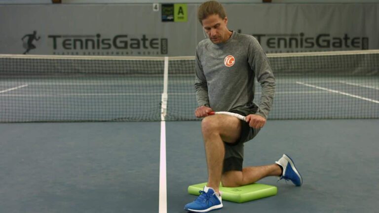 Treating thighs with the stick