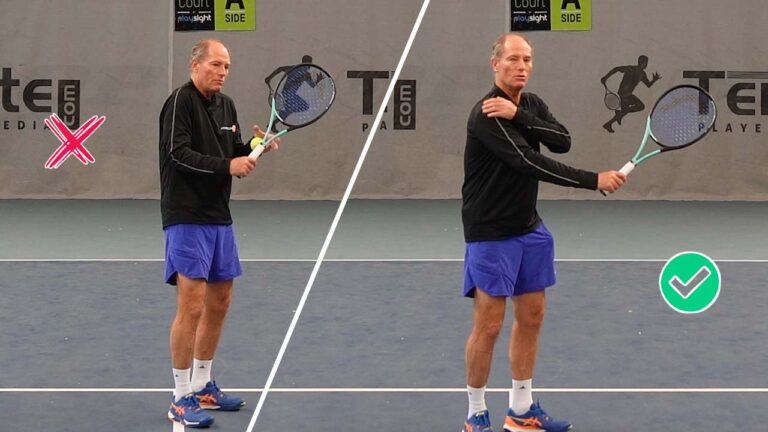 Swing from the shoulder rather than the elbow