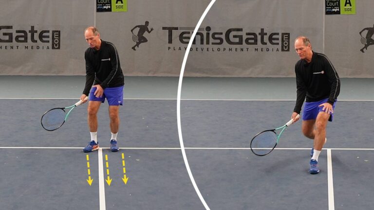 Move Through on the Forehand Half Volley