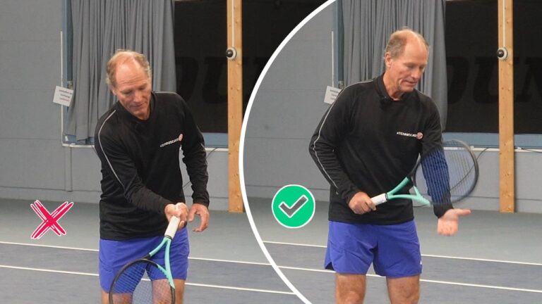 The right grip for the Forehand Volley