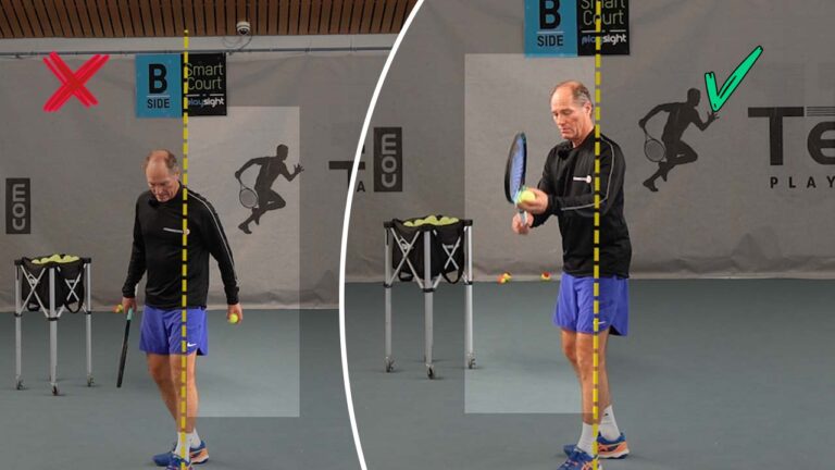 Toss from the inside leg