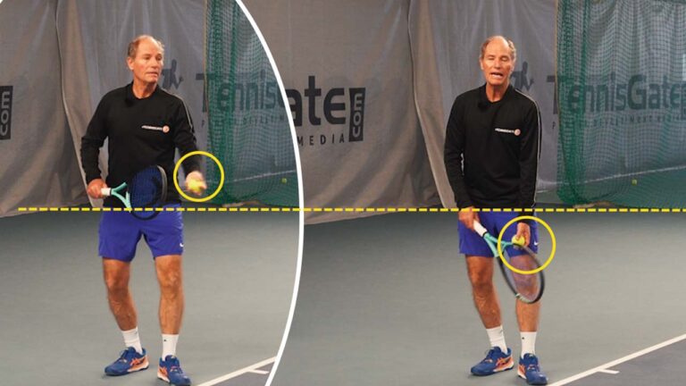 Toss starts too high