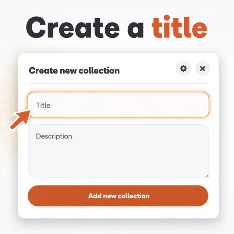 Create a title