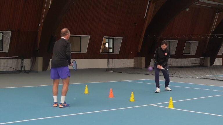 Racquet Ball Skills Control over the net